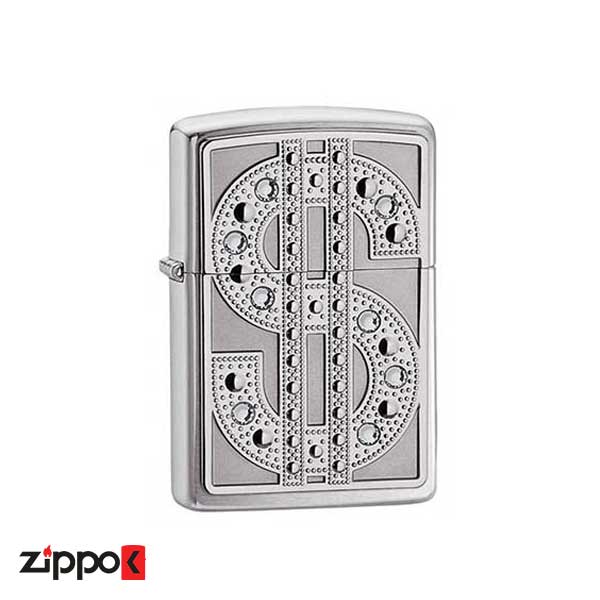 فندک زیپو اصل 20904 | Zippo Crystal Bling Emblem