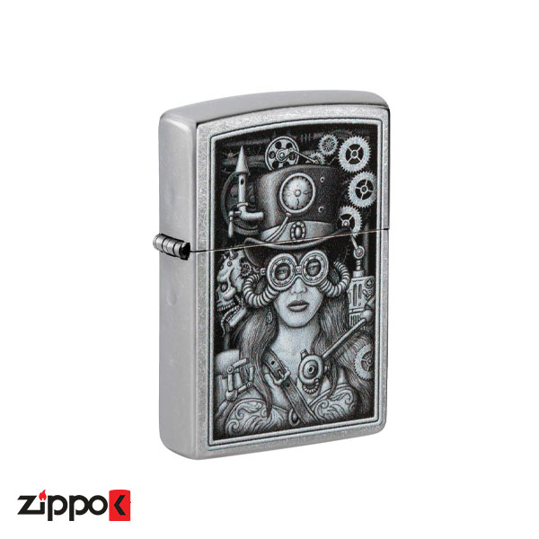 فندک زیپو اصل 48387 | Zippo 207 Steampunk Design