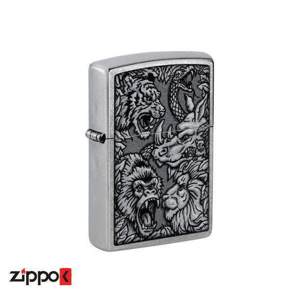 فندک زیپو اصل 48567 | Zippo 207 Jungle Design