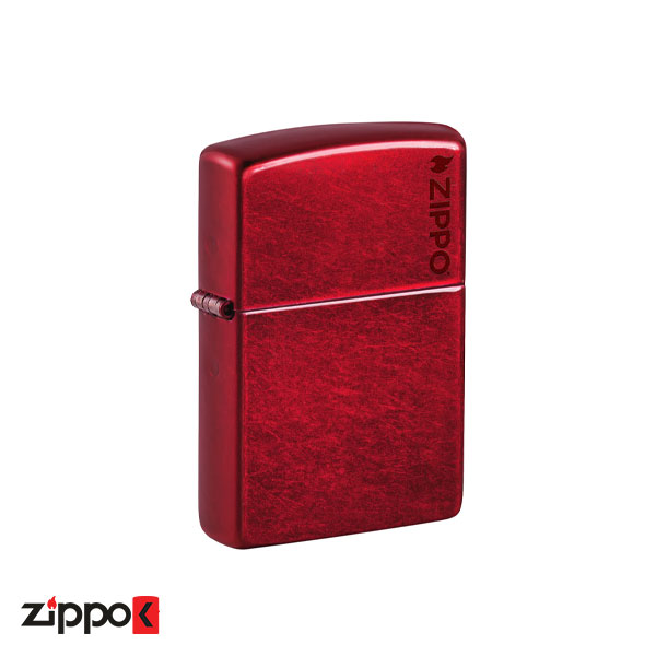 فندک زیپو اصل Zippo Classic Candy Apple Red Zippo Logo | 21063ZL