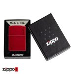 فندک زیپو اصل Zippo Classic Candy Apple Red Zippo Logo | 21063ZL
