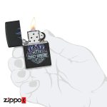 فندک زیپو اصل 46677 | Zippo Harley Davidson Purple Flames