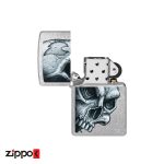 فندک زیپو اصل 46587 | Zippo Skull and Flame Design