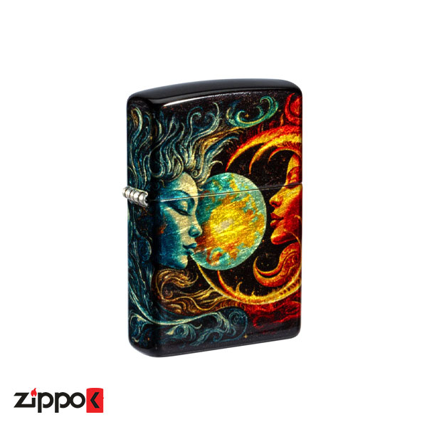 فندک زیپو اصل 46563 | Zippo Sun and Moon Design