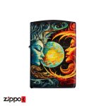 فندک زیپو اصل 46563 | Zippo Sun and Moon Design