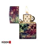 فندک زیپو اصل 46147 | Zippo Galaxy Skull Design