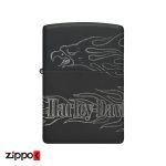فندک زیپو اصل 46310 | Zippo Harley Davidson Eagle Flame