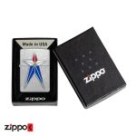 فندک زیپو اصل Zippo Red White Blue Star | 48903