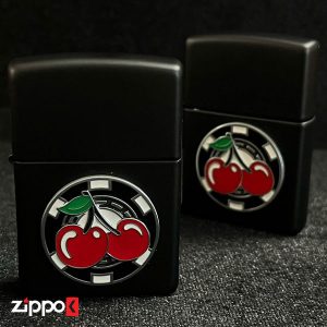 فندک زیپو اصل 48905 | Zippo Poker Chip Cherries Design
