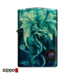 فندک زیپو اصل 48986 | Zippo Anne Stokes Dragon Design