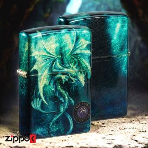 فندک زیپو اصل 48986 | Zippo Anne Stokes Dragon Design