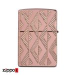 فندک زیپو اصل 49702 | Zippo Geometric Diamond Design