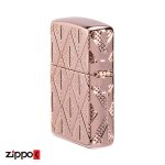فندک زیپو اصل 49702 | Zippo Geometric Diamond Design
