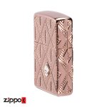 فندک زیپو اصل 49702 | Zippo Geometric Diamond Design