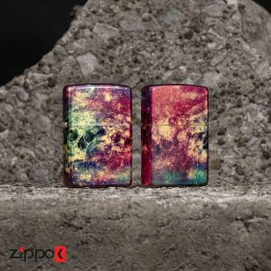 فندک زیپو اصل 46147 | Zippo Galaxy Skull Design