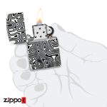 فندک زیپو اصل 46012 | Zippo Glowing Swirls Design
