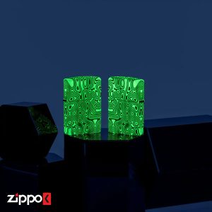 فندک زیپو اصل 46012 | Zippo Glowing Swirls Design