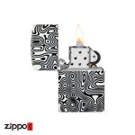 فندک زیپو اصل 46012 | Zippo Glowing Swirls Design