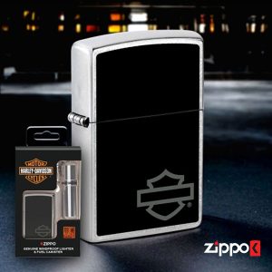 ست هدیه زیپو 46131 طرح هارلی دیویدسون