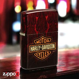 فندک زیپو اصل 48994 | Zippo Harley Davidson Flames Design
