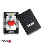 فندک زیپو اصل 46258 | Zippo Love Drip Design