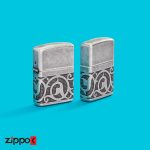 فندک زیپو اصل 49290 | Zippo Antique Armor Pattern Design