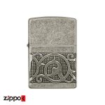 فندک زیپو اصل 49290 | Zippo Antique Armor Pattern Design