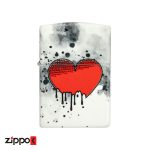 فندک زیپو اصل 46258 | Zippo Love Drip Design