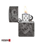 فندک زیپو اصل 46425 | Zippo Mushroom Skulls Design