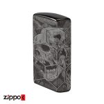 فندک زیپو اصل 46425 | Zippo Mushroom Skulls Design