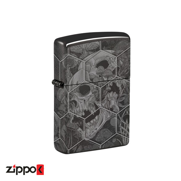 فندک زیپو اصل 46425 | Zippo Mushroom Skulls Design