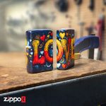 فندک زیپو اصل 46283 | Zippo Love Mural Design