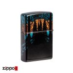 فندک زیپو اصل 46252 | Zippo Moonlight Wolf Design
