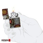 فندک زیپو اصل 46146 | Zippo Tapestry Pattern Design