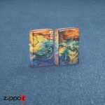 فندک زیپو اصل 48778 | Zippo Colorful Zippo Logo Design