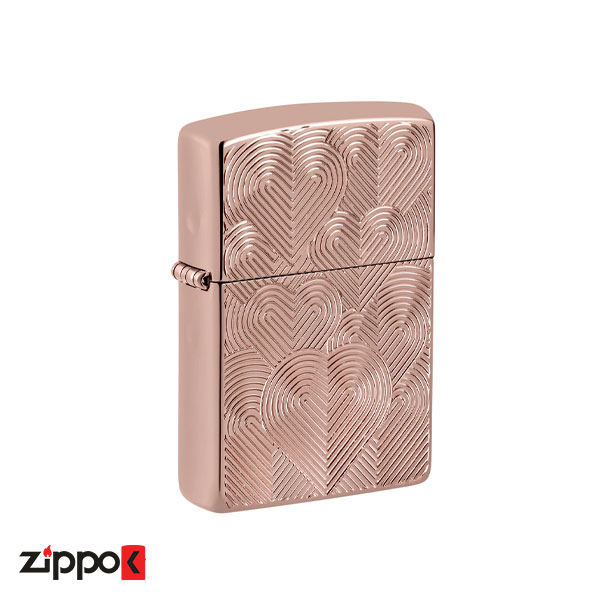 فندک زیپو اصل 48919 | Zippo Armor Hearts Design