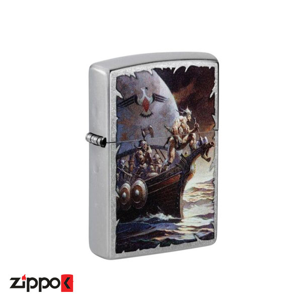 فندک زیپو اصل 48953 | Zippo Frank Frazetta Design