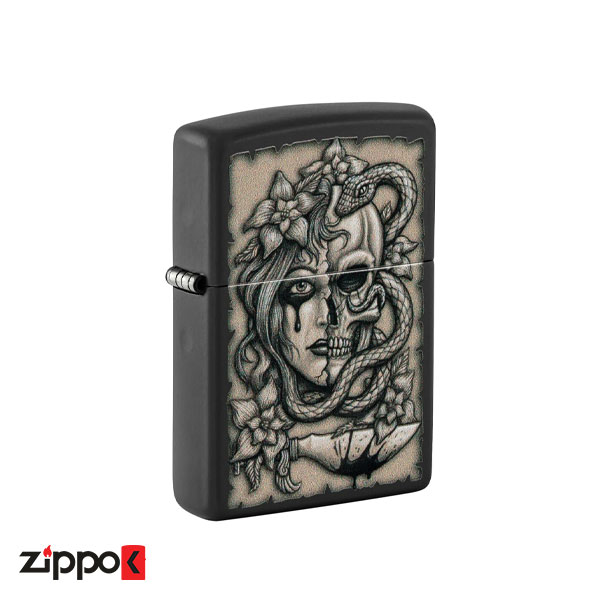 فندک زیپو اصل 48616 | Zippo Gory Tattoo Design