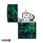 فندک زیپو اصل 48609 | Zippo 218 Medusa Design
