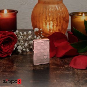 فندک زیپو اصل 49811 | Zippo Hearts Design