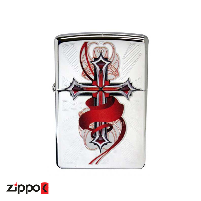 فندک زیپو اصل Zippo Cross With Wings کد 28526