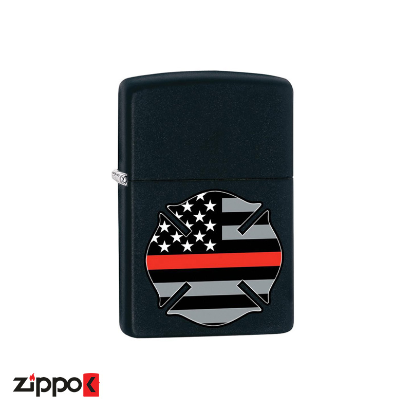 فندک زیپو اصل Zippo Flag Red Line Design کد 29553