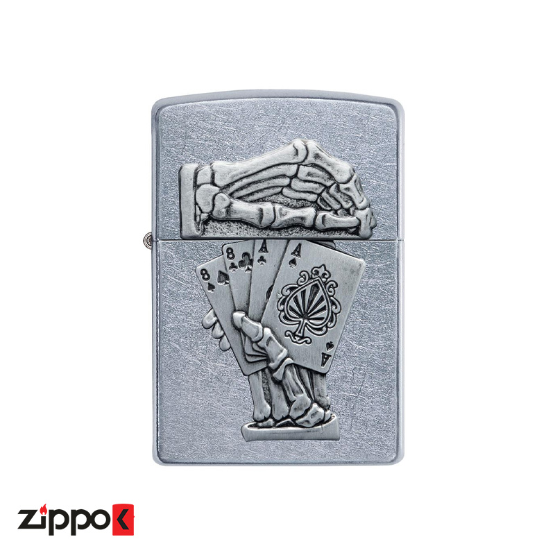 فندک زیپو اصل Zippo Dead Mans Hand کد 49536