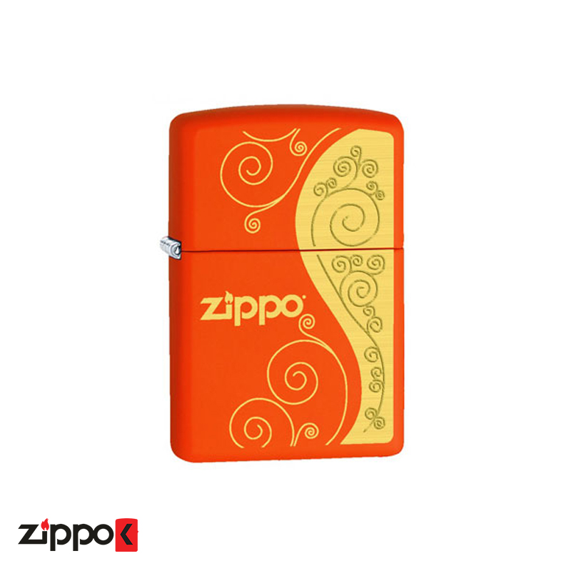 خرید فندک زیپو اصل Zippo Elegance Reg Orange کد 231