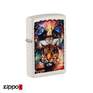 خرید فندک زیپو اصل Zippo Tiger Design کد 49579