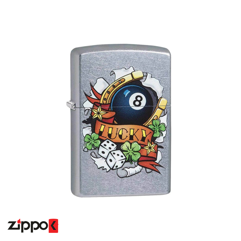 فندک زیپو اصل Zippo Luck Tattoo 207 کد 29604