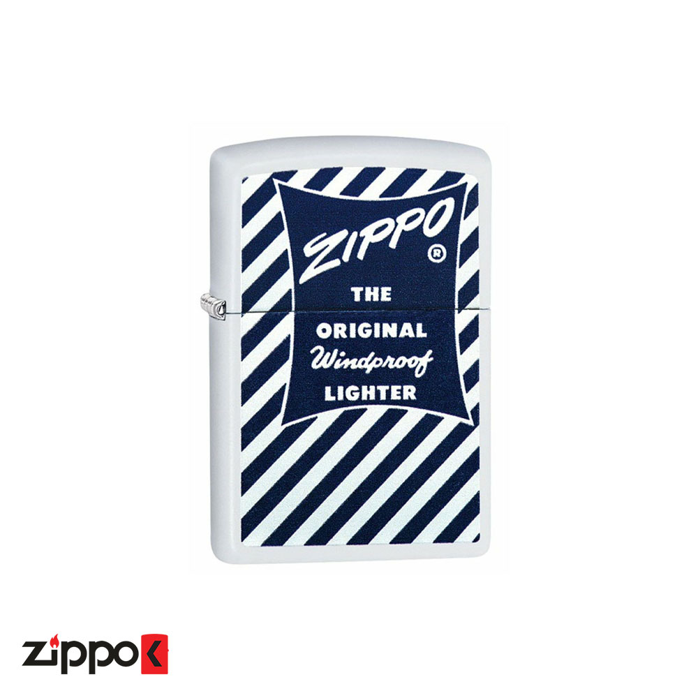 فندک زیپو اصل Zippo Blue White کد 29413