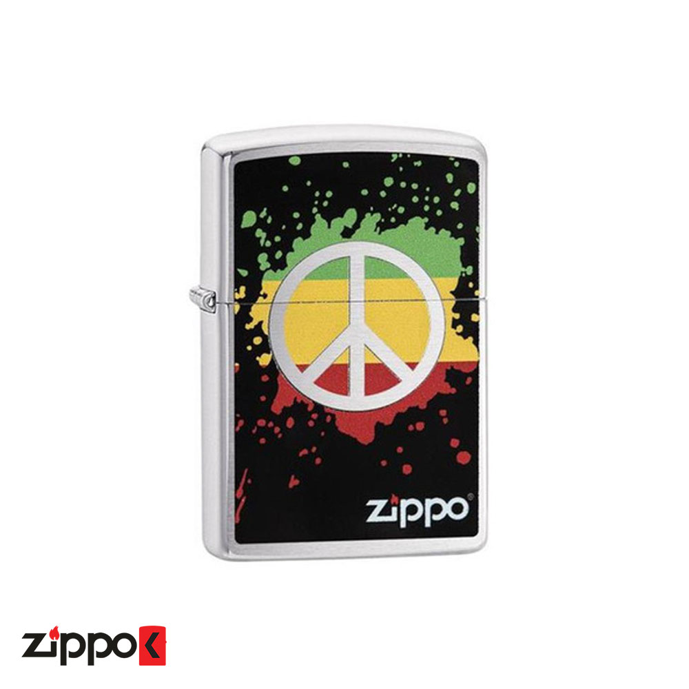 فندک زیپو اصل Zippo Peace Splash کد 29606