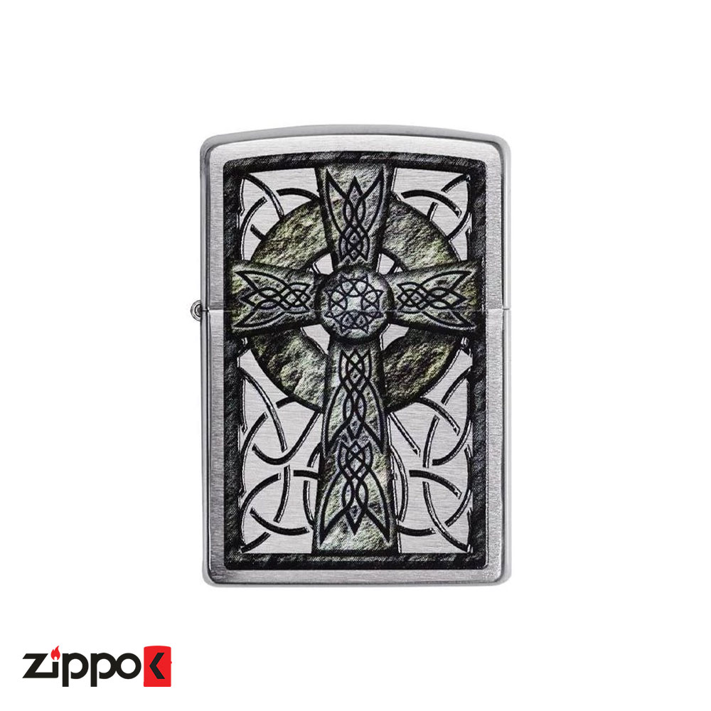 فندک زیپو اصل Zippo Celtic Cross Design کد 29622